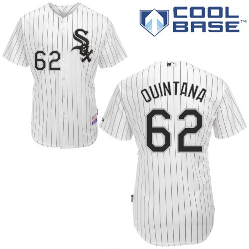 Jose Quintana Chicago White Sox #62 Home Big And Tall Cool Base Jersey - White