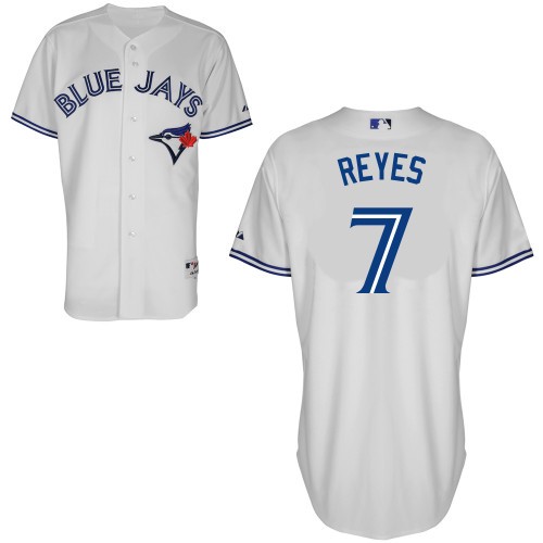 Jose Reyes Toronto Blue Jays #7 Home Big And Tall Cool Base Jersey - White