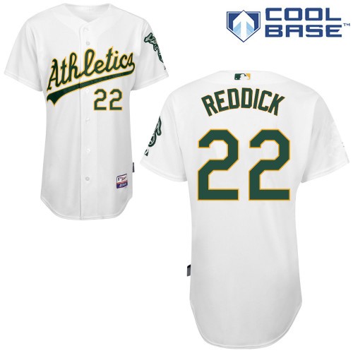 Josh Reddick Oakland Athletics #22 Home Big And Tall Cool Base Jersey - White