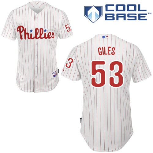 Ken Giles Philadelphia Phillies #53 Home Big And Tall Cool Base Jersey - White