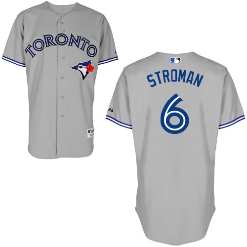 Marcus Stroman Toronto Blue Jays #6 Away Big And Tall Cool Base Jersey - Gray