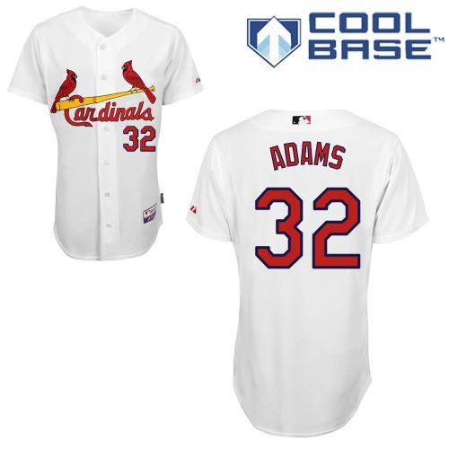 Matt Adams St. Louis Cardinals #32 Home Big And Tall Cool Base Jersey - White