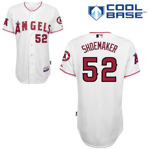 Matt Shoemaker Los Angeles Angels Of Anaheim #52 Home Big And Tall Cool Base Jersey - White