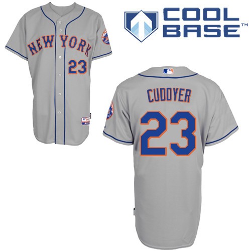 Michael Cuddyer New York Mets #23 Away Big And Tall Cool Base Jersey - Gray