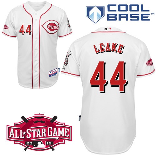 Mike Leake Cincinnati Reds #44 Home All Star Big And Tall Cool Base Jersey - White