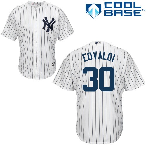 Nathan Eovaldi New York Yankees #30 Home Big And Tall Cool Base Jersey - White