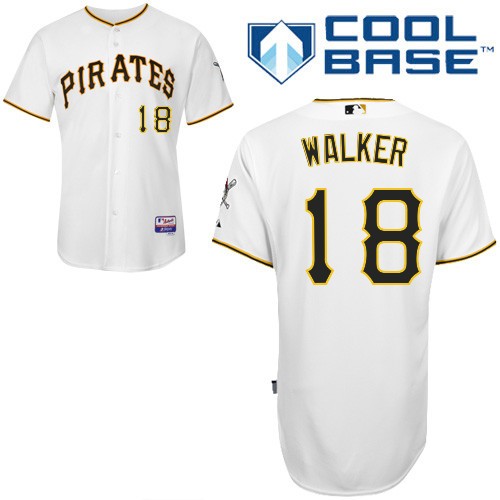 Neil Walker Pittsburgh Pirates #18 Home Big And Tall Cool Base Jersey - White