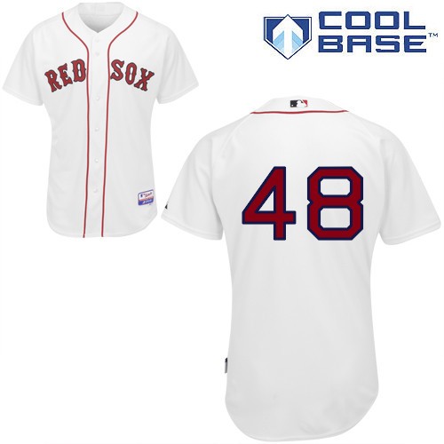 Pablo Sandoval Boston Red Sox #48 Home Big And Tall Cool Base Jersey - White