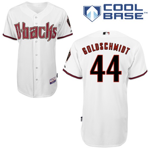 Paul Goldschmidt Arizona Diamondbacks #44 Home Big And Tall Cool Base Jersey - White