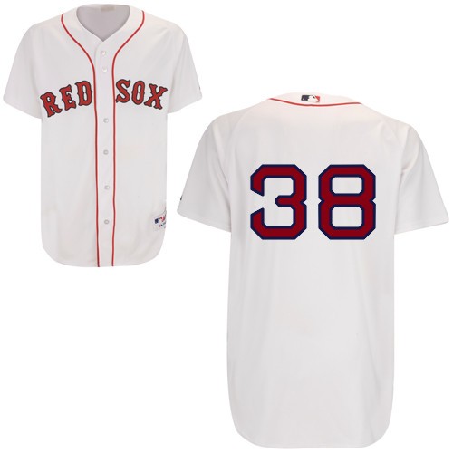 Rusney Castillo Boston Red Sox #38 Home Big And Tall Cool Base Jersey - White