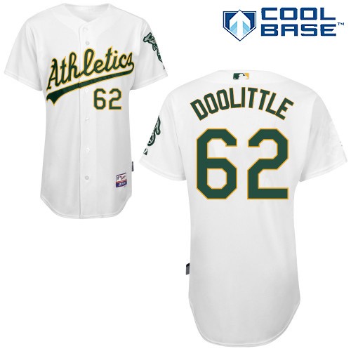 Sean Doolittle Oakland Athletics #62 Home Big And Tall Cool Base Jersey - White