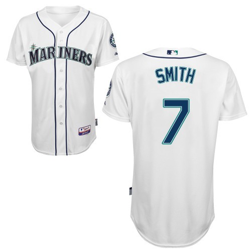 Seth Smith Seattle Mariners #7 Home Big And Tall Cool Base Jersey - White