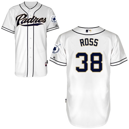 Tyson Ross San Diego Padres #38 Home Big And Tall Cool Base Jersey - White