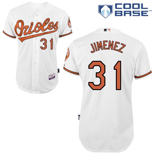 Ubaldo Jimenez Baltimore Orioles #31 Home Big And Tall Cool Base Jersey - White