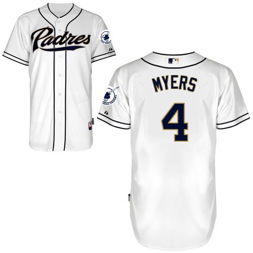 Wil Myers San Diego Padres #4 Home Big And Tall Cool Base Jersey - White