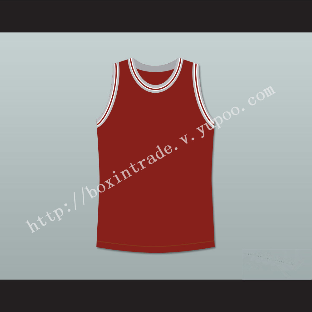 Philip Seymour Hoffman Sandy Lyle Along Came Polly Dark Red Basketball Jersey