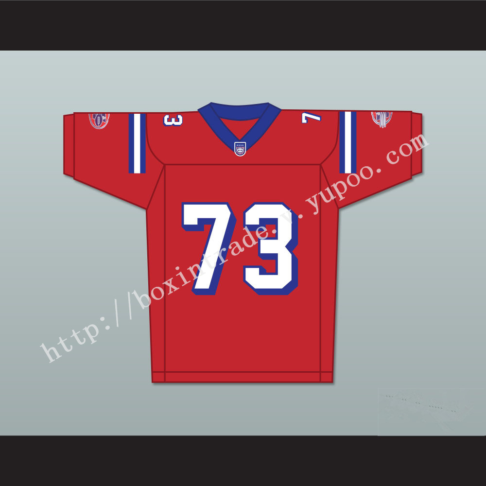 Michael Taliferro Andre Jackson 73 Washington Sentinels Home Football Jersey The Replacements Includes League Patch 2