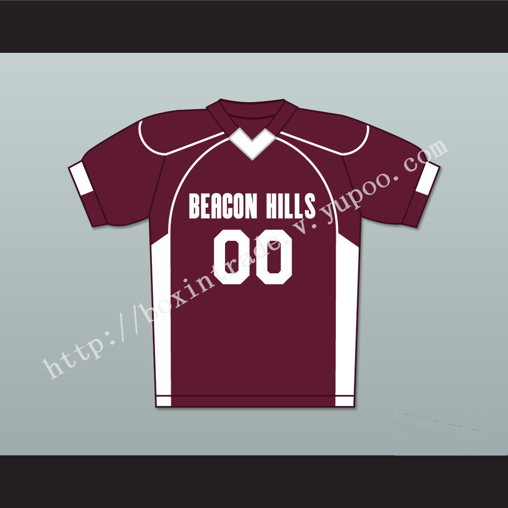 Derek Hale 00 Beacon Hills Cyclones Lacrosse Jersey Teen Wolf