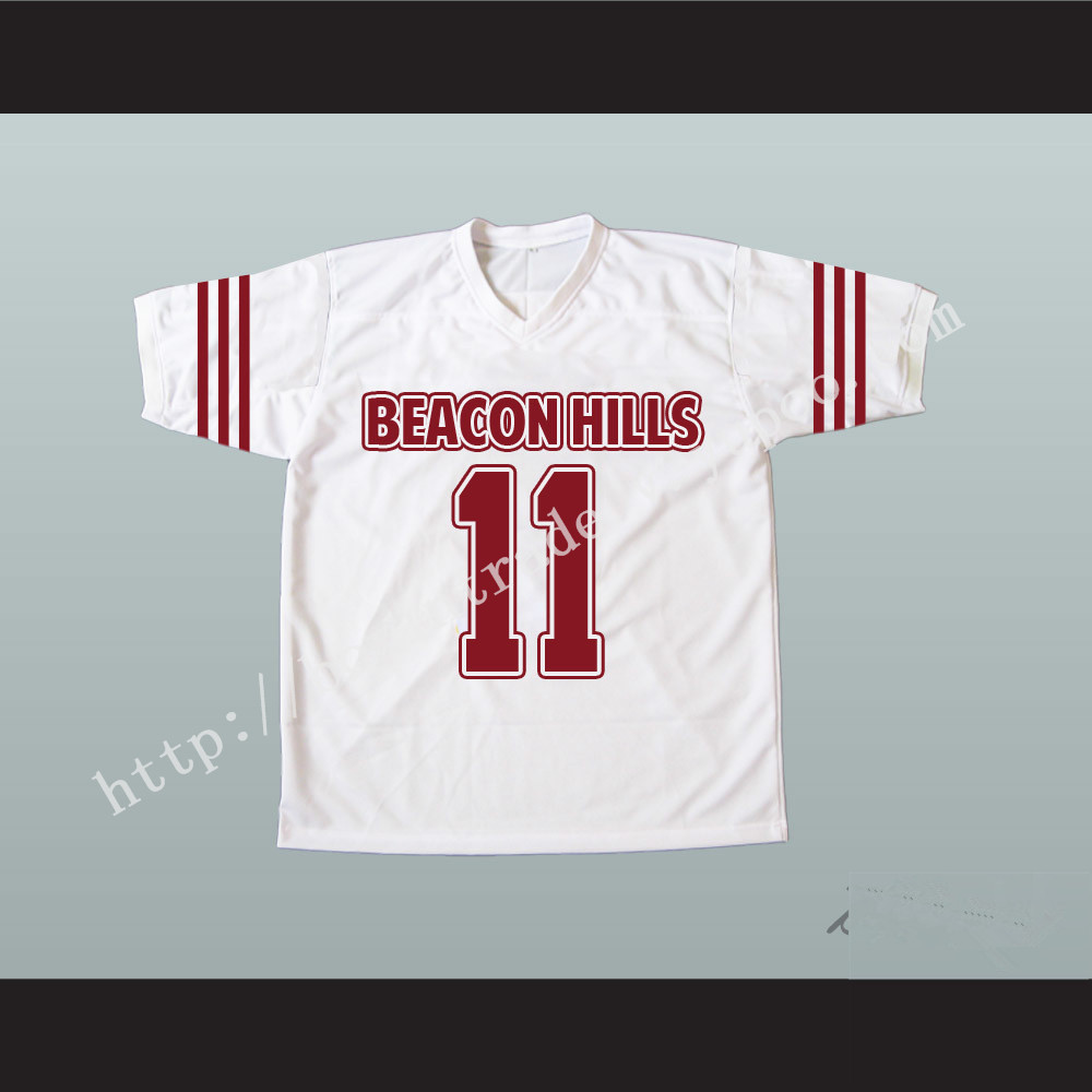 Scott McCall 11 Beacon Hills Cyclones White Lacrosse Jersey Teen Wolf