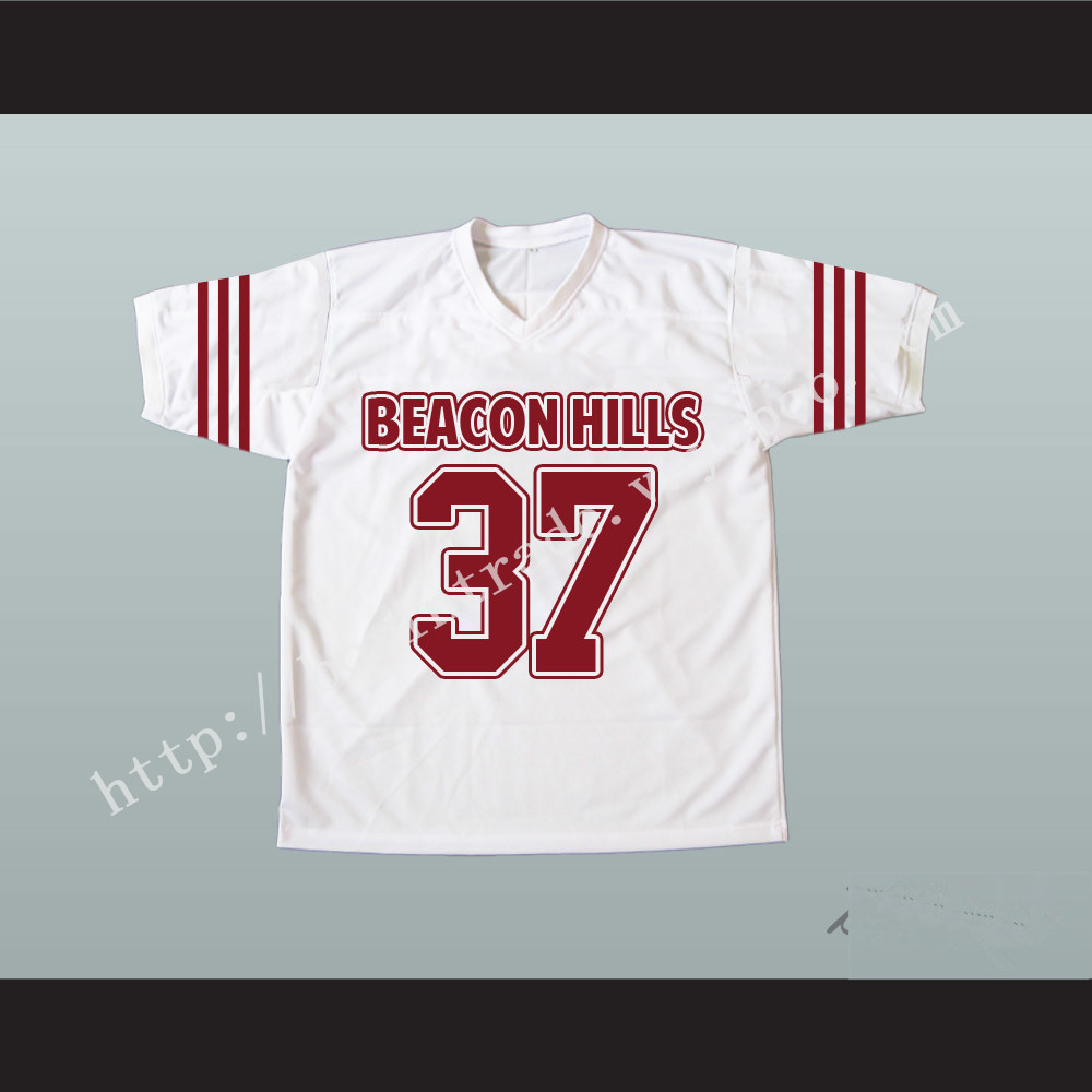 Jackson Whittemore 37 Beacon Hills Cyclones White Lacrosse Jersey Teen Wolf