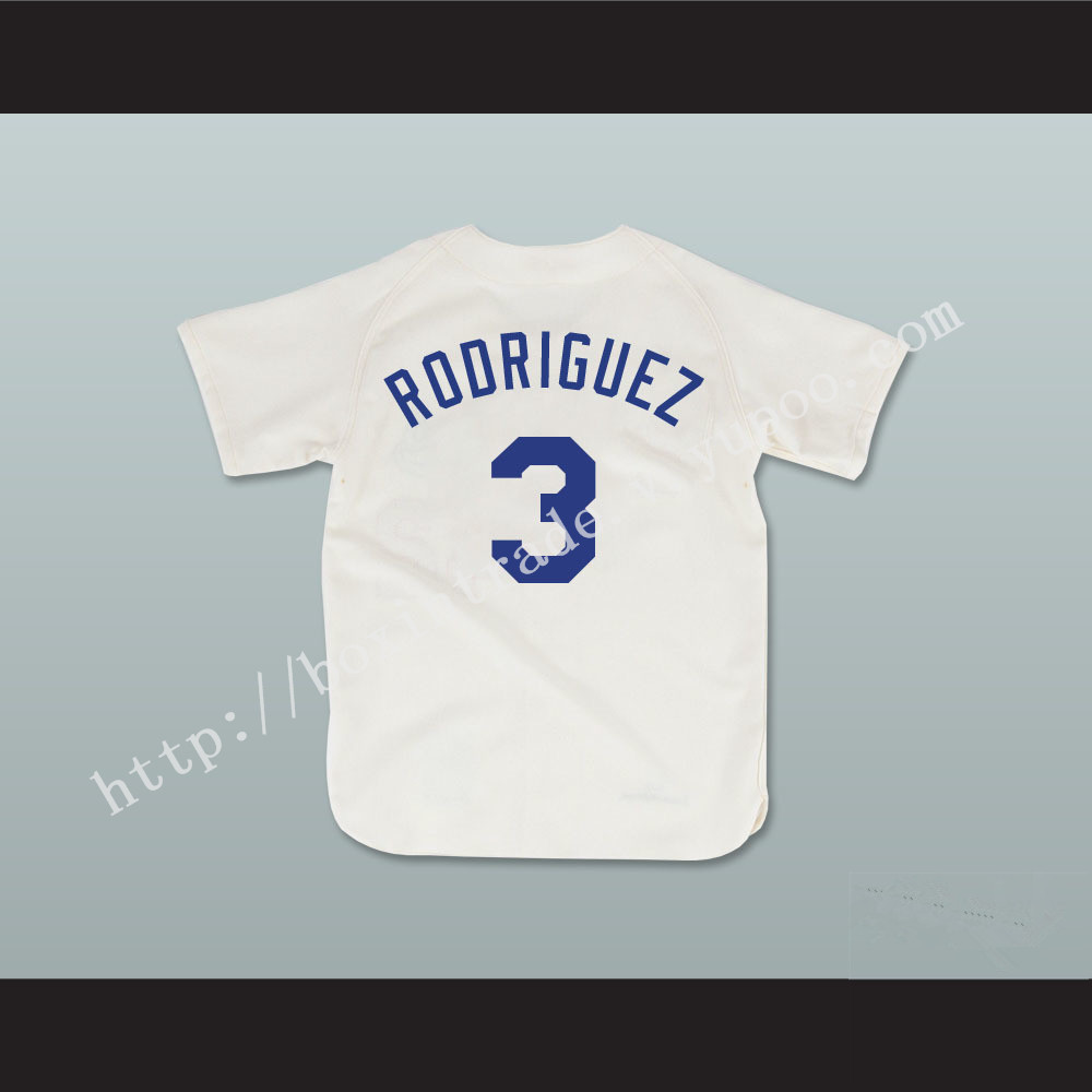 Benny 'The Jet' Rodriguez 3 Pro Career Baseball Jersey The Sandlot