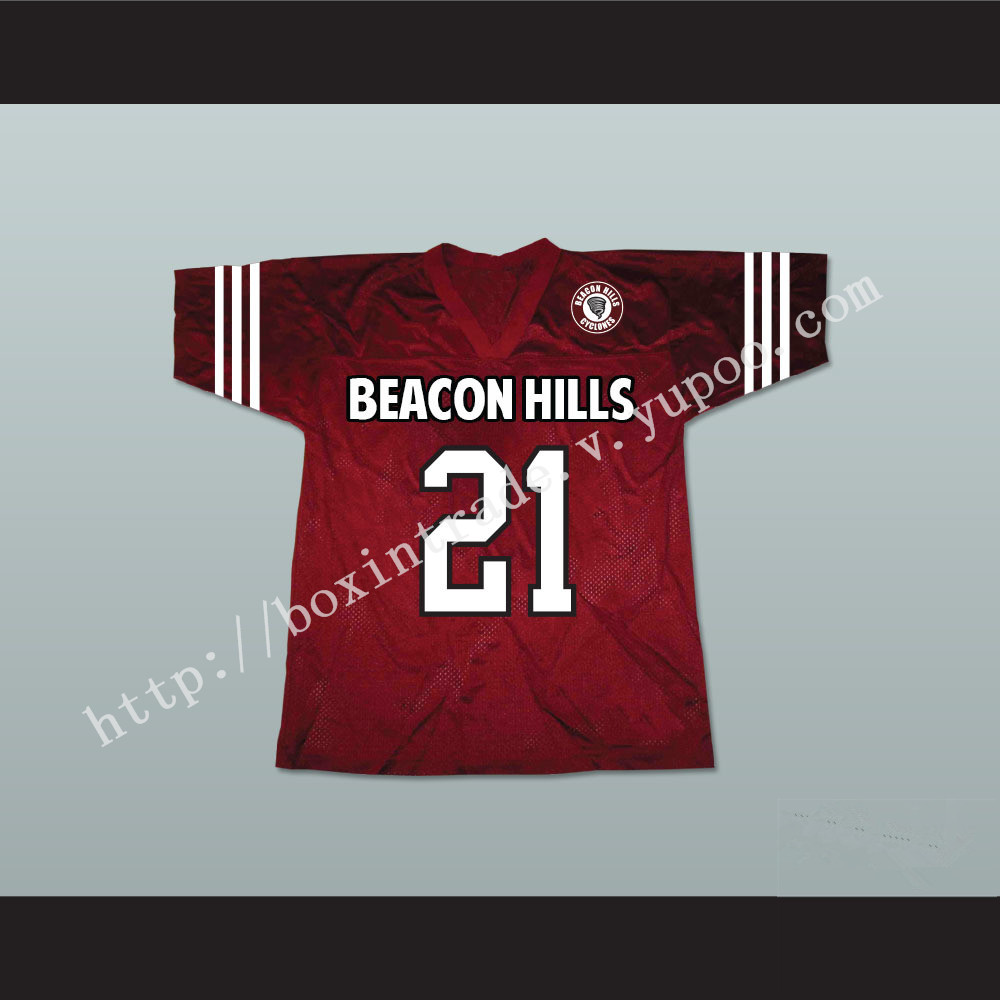 Greenberg 21 Beacon Hills Cyclones Lacrosse Jersey Teen Wolf Includes Patch