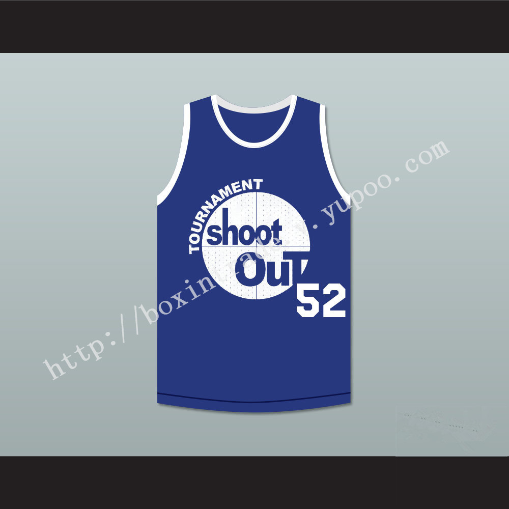 Token White Guy 52 Tournament Shoot Out Bombers Basketball Jersey Above The Rim