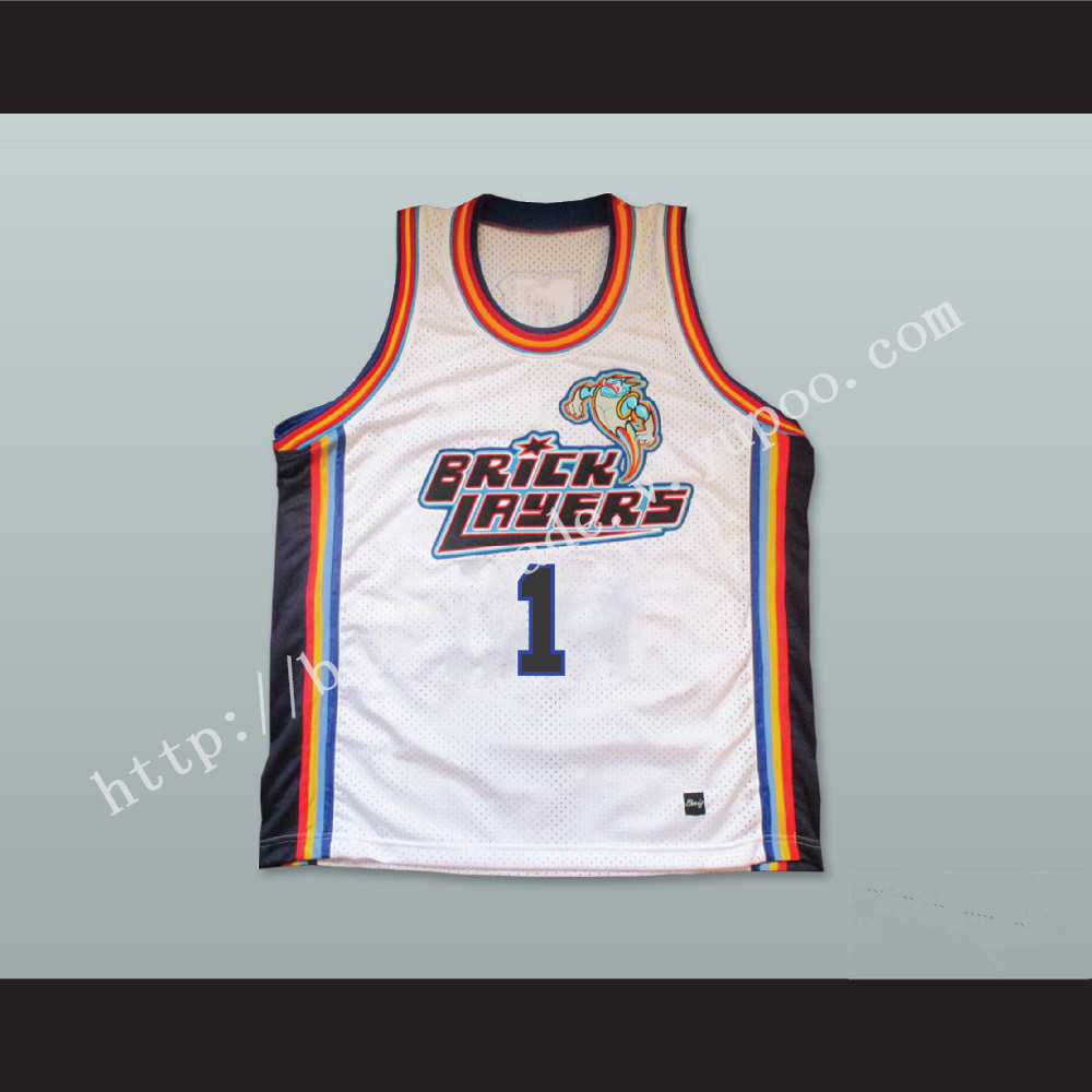 Coach Dean Cain 1 Bricklayers Basketball Jersey Sixth Annual Rock N' Jock B-Ball Jam 1996