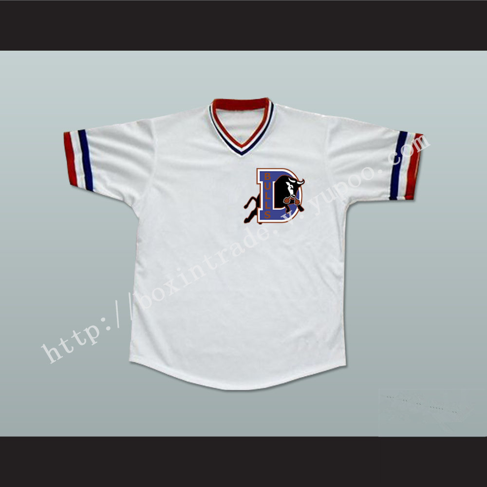 Crash Davis Bull Durham Baseball Jersey Stitch Sewn New