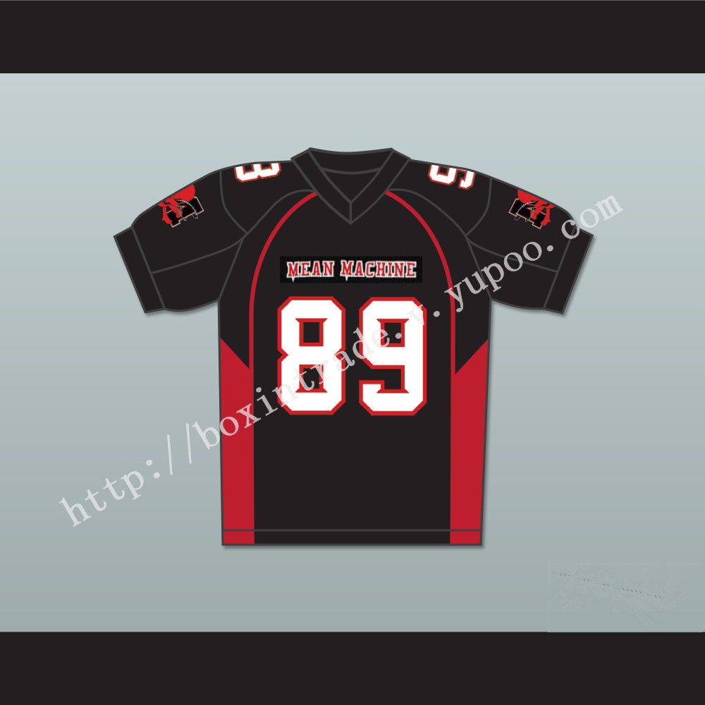 Terry Crews 89 Cheeseburger Eddy Mean Machine Convicts Football Jersey Includes Patches