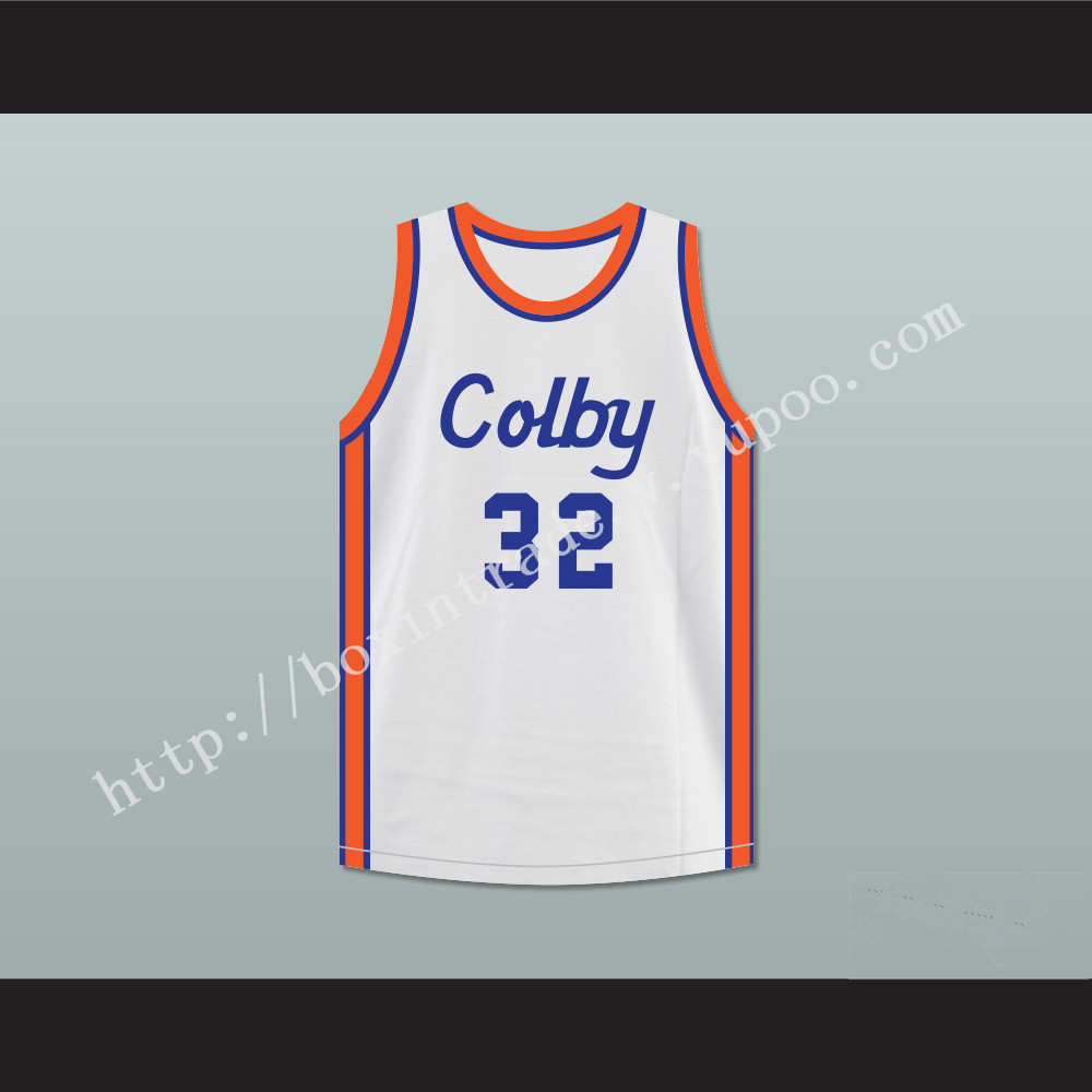 Curtis Gates 32 Colby High School White Basketball Jersey Hoop Dreams