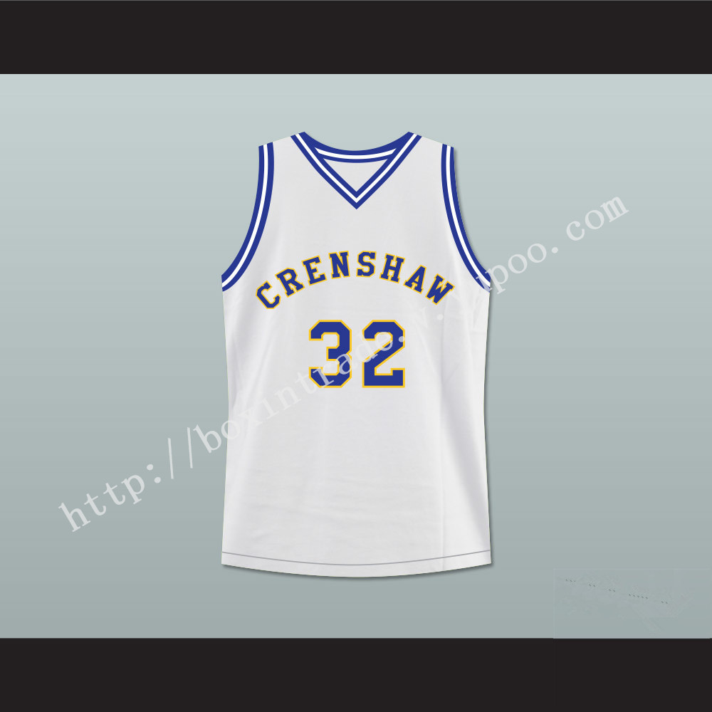 Monica Wright 32 Crenshaw High School Basketball Jersey Love and Basketball