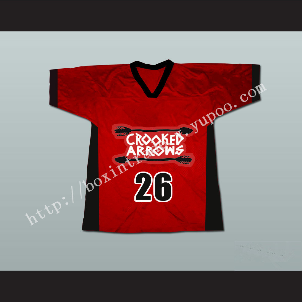 Crooked Arrows Tyler Hill Silverfoot Lacrosse Jersey Red