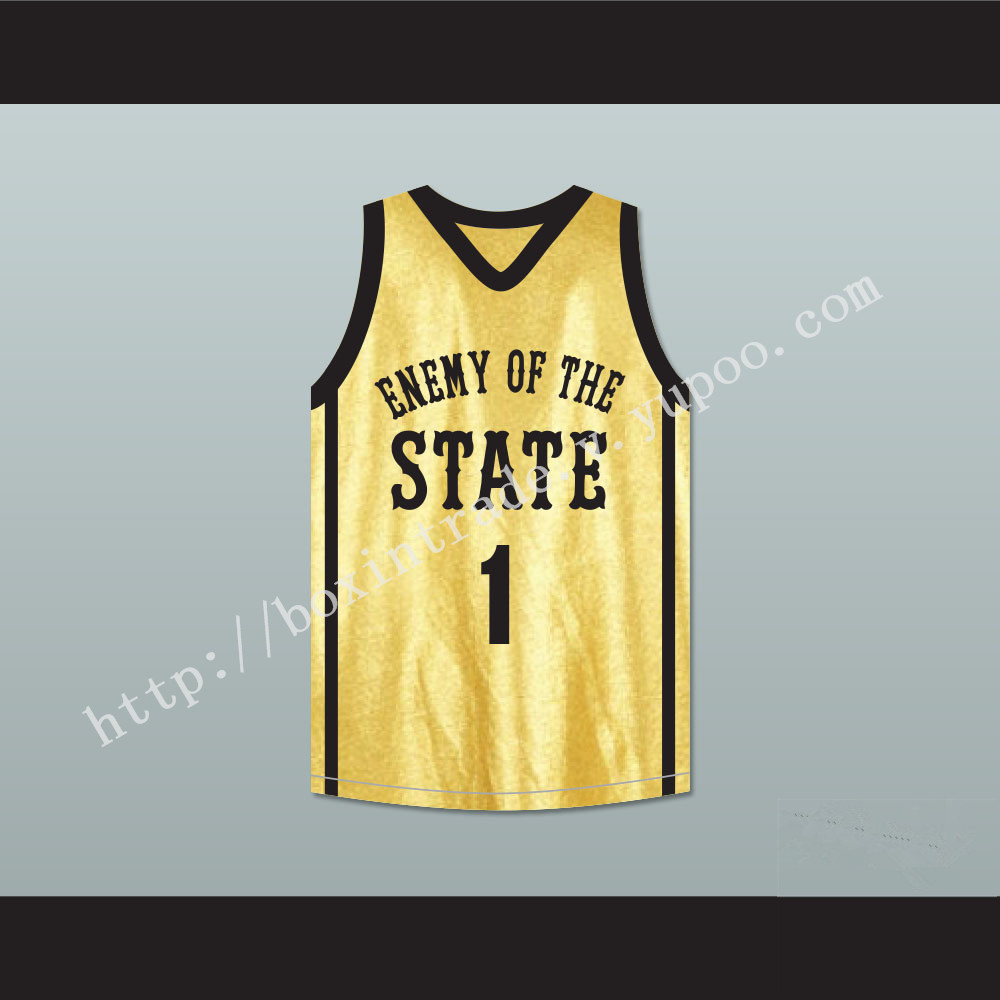 Wesley Jonathan Noah Cruise 1 Enemy Of The State Basketball Jersey Crossover