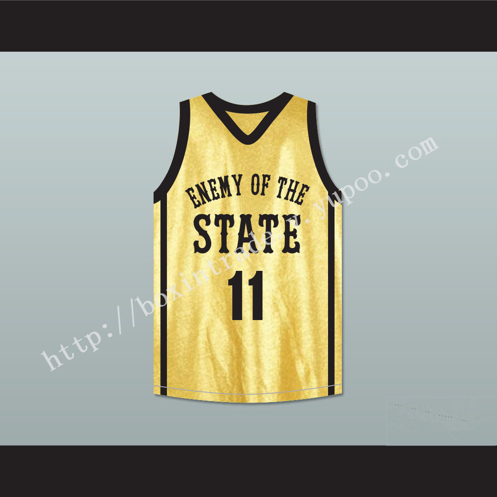 Anthony Mackie Tech 11 Enemy Of The State Basketball Jersey Crossover