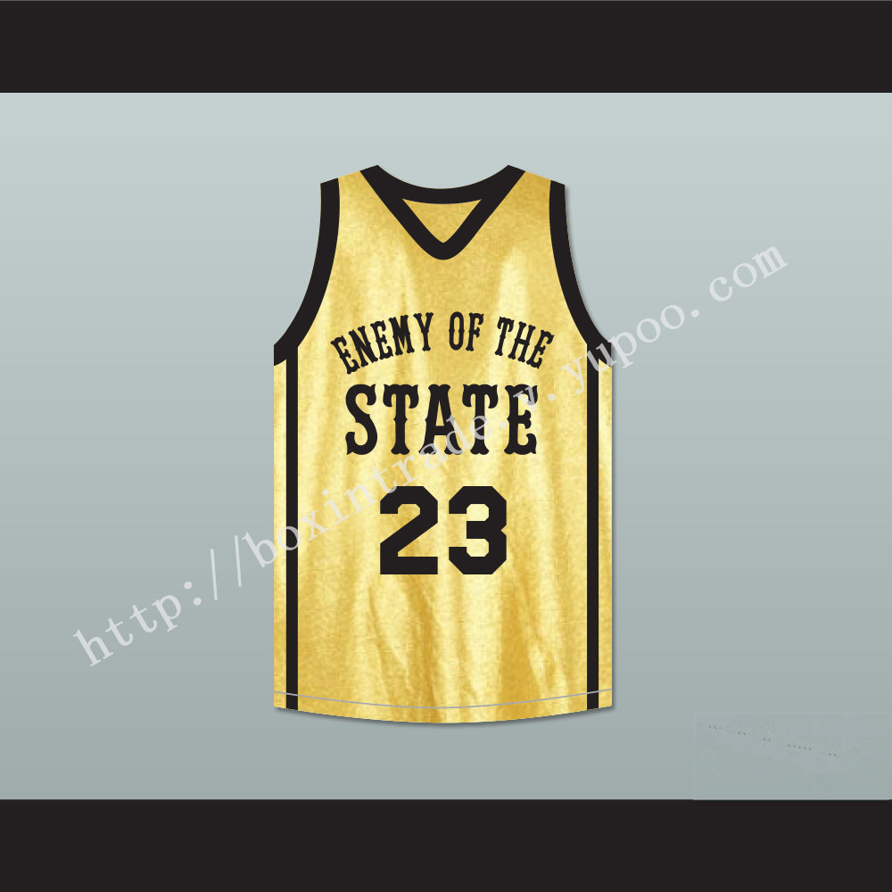 Marvin Collins Stretch 23 Enemy Of The State Basketball Jersey Crossover