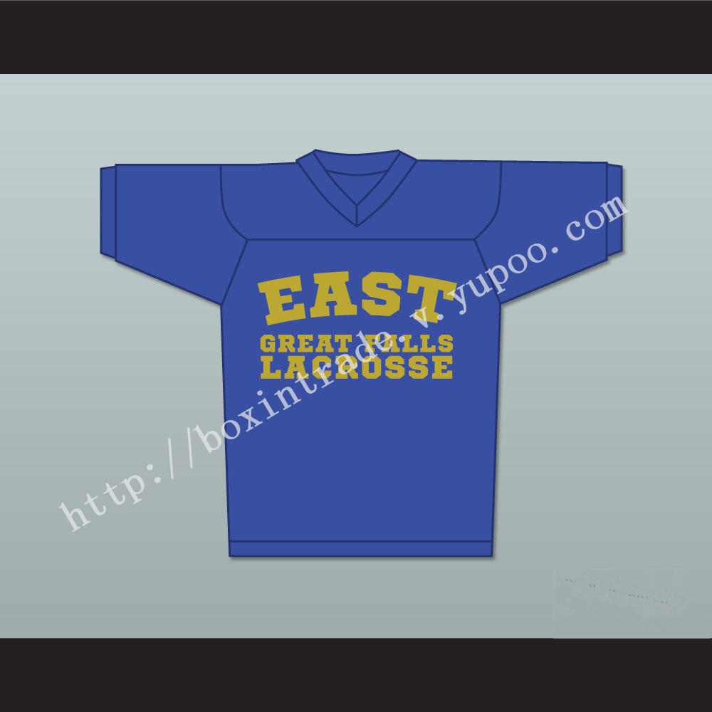 Steve Stifler 4 East Great Falls Lacrosse Jersey Blue