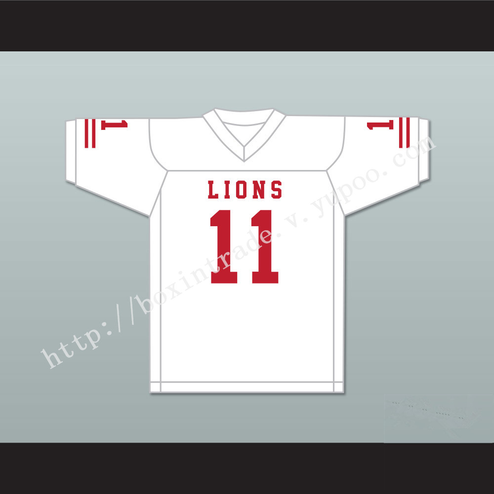 Chad Kelly 11 EMCC Lions White Football Jersey