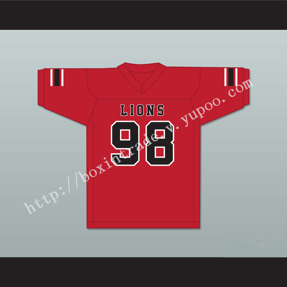 Gary McCrae 98 EMCC Lions Red Football Jersey