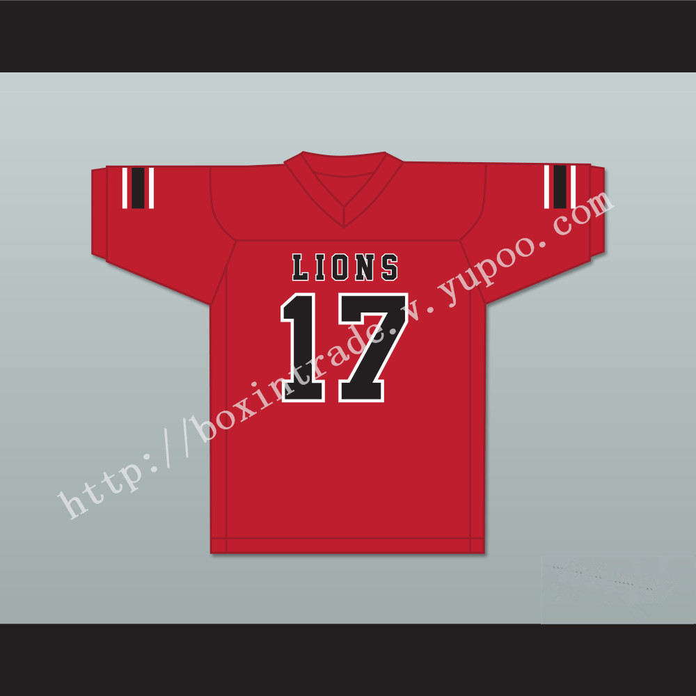 Isiah Wright 17 EMCC Lions Red Football Jersey