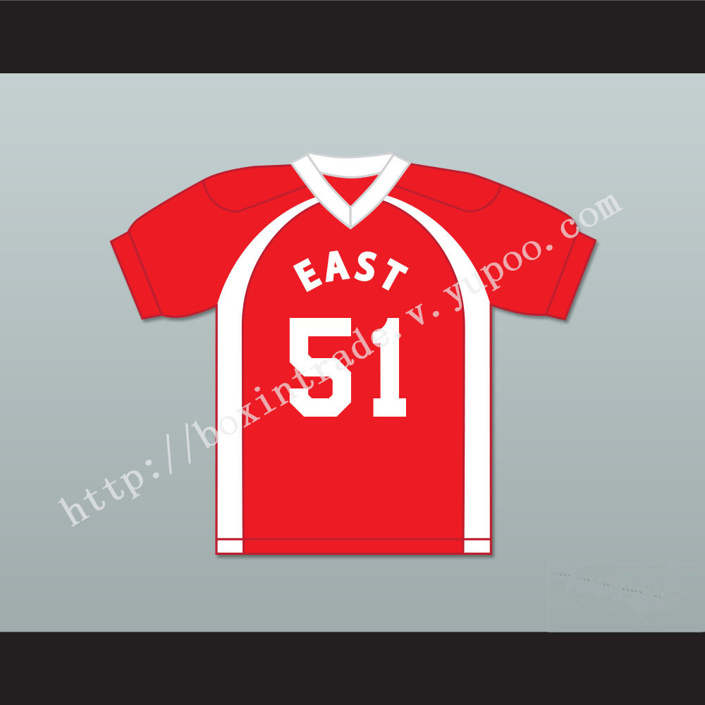 East/West College Bowl T.J. Juckson 51 East Football Jersey Key & Peele