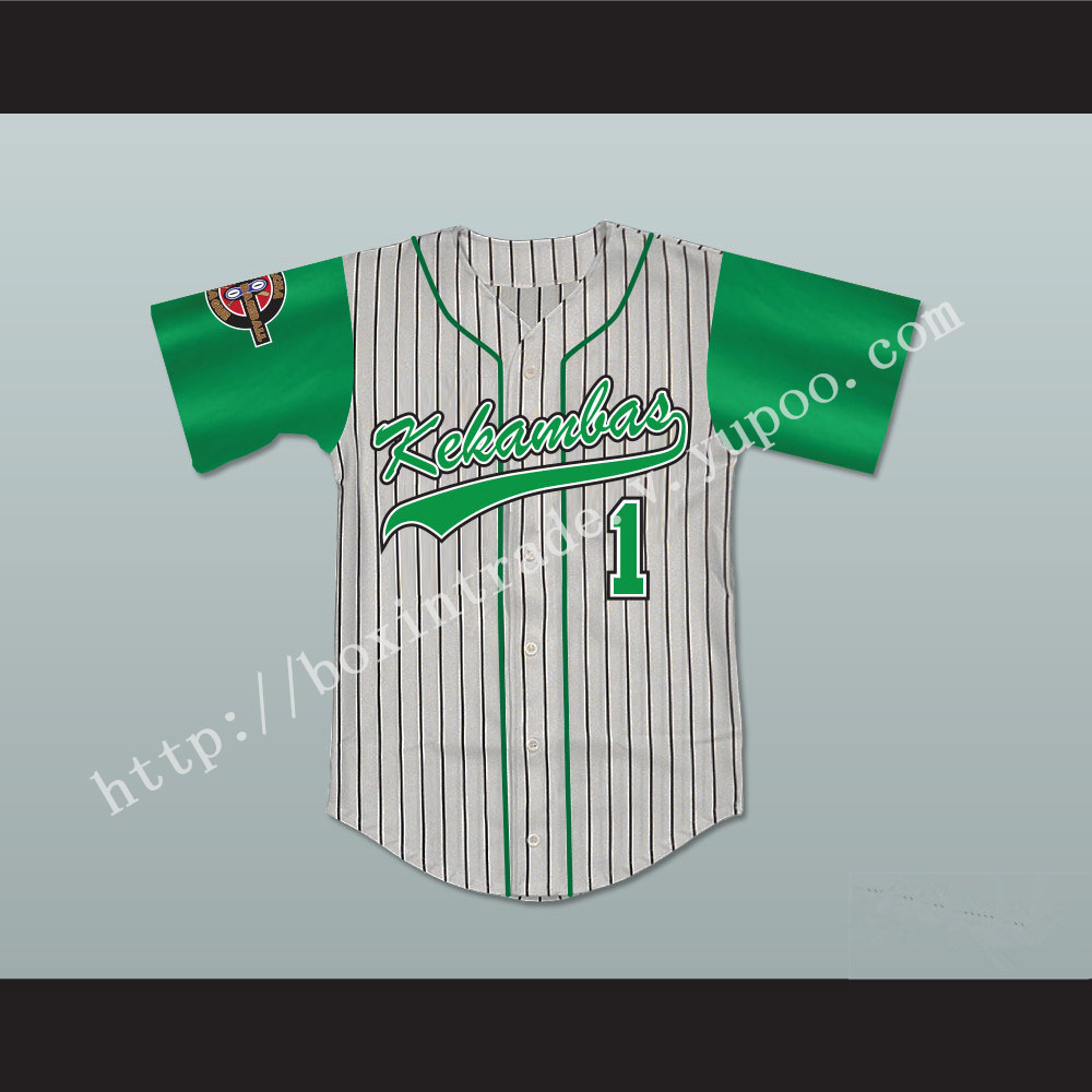 Jarius 'G-Baby' Evans 1 Kekambas Baseball Jersey Includes ARCHA Patch