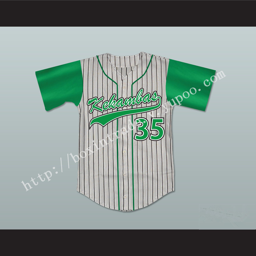 Jefferson Albert Tibbs 35 Kekambas Baseball Jersey Hardball