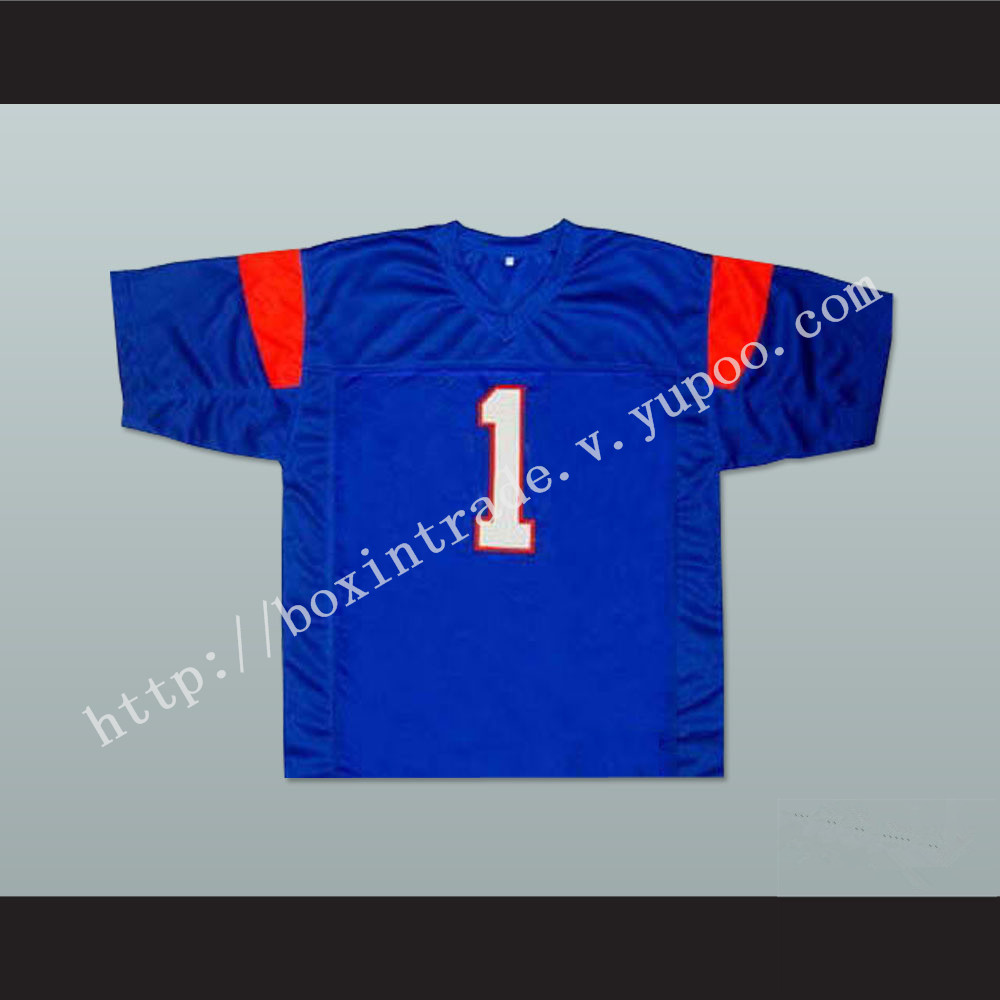 Harmon Tedesco 1 Blue Mountain State Goats Football Jersey Blue