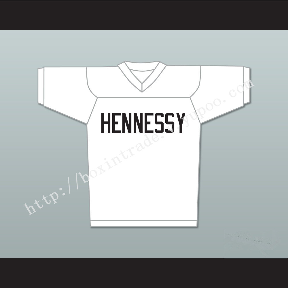 Shook Ones 95 Hennessy Queens Bridge White Football Jersey