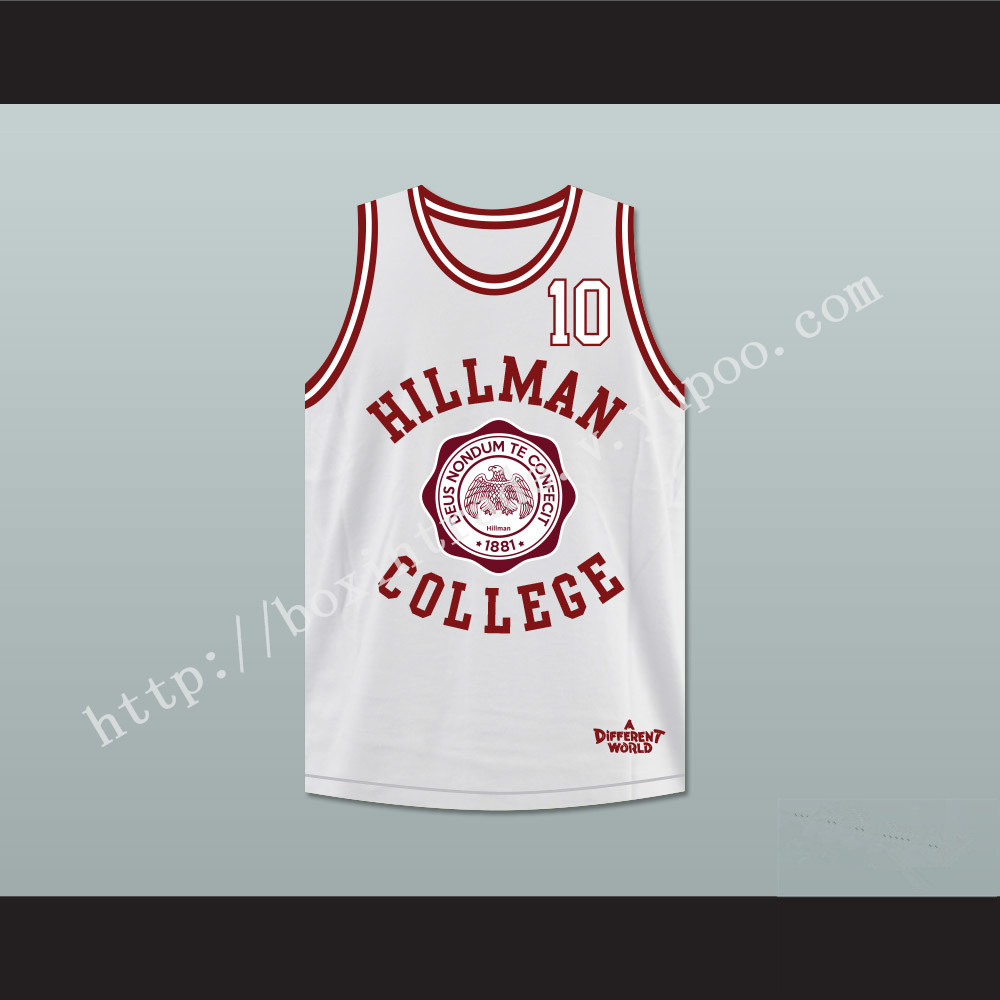 Ronald 'Ron' Johnson 10 Hillman College White Basketball Jersey Deluxe A Different World