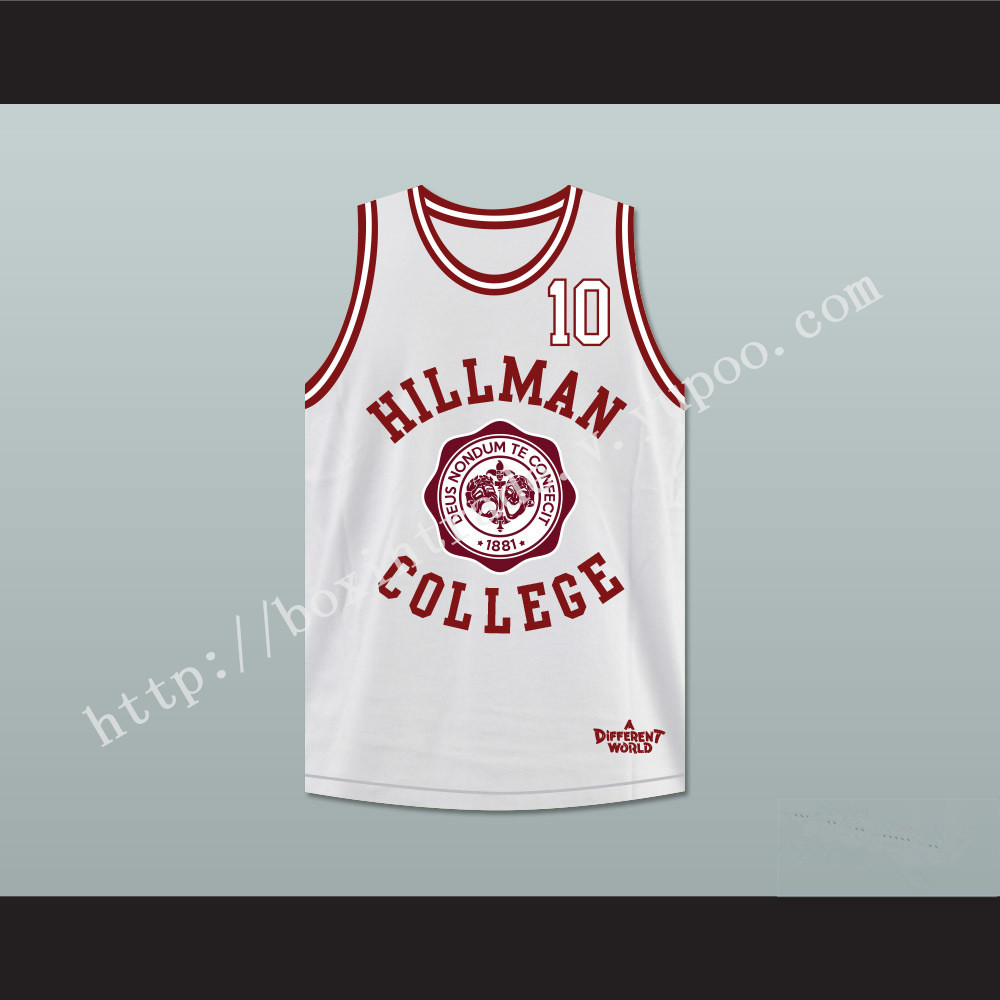 Ronald 'Ron' Johnson 10 Hillman College Theater White Basketball Jersey A Different World