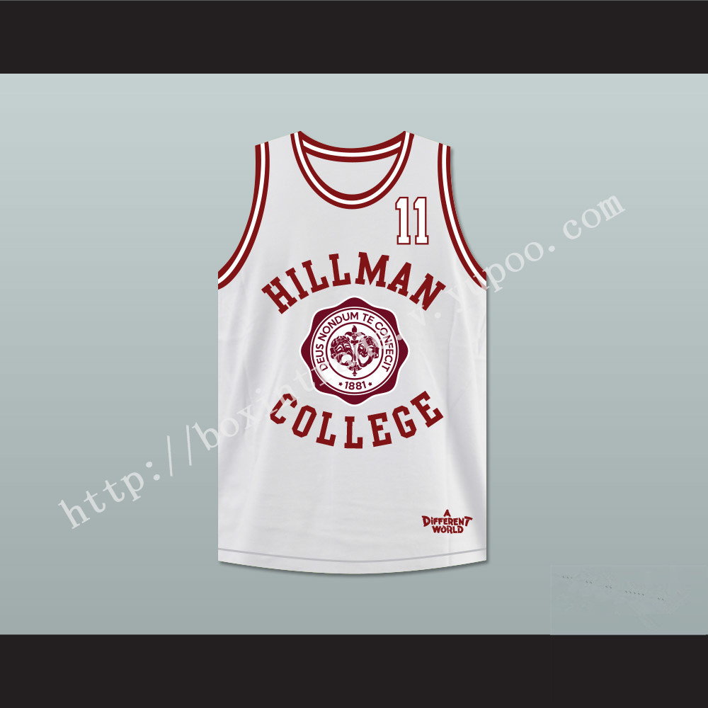 Walter Oakes 11 Hillman College Theater White Basketball Jersey A Different World