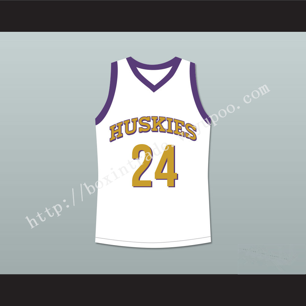 Kadeem Hardison Antoine Tyler 24 Huskies Basketball Jersey The 6th Man White