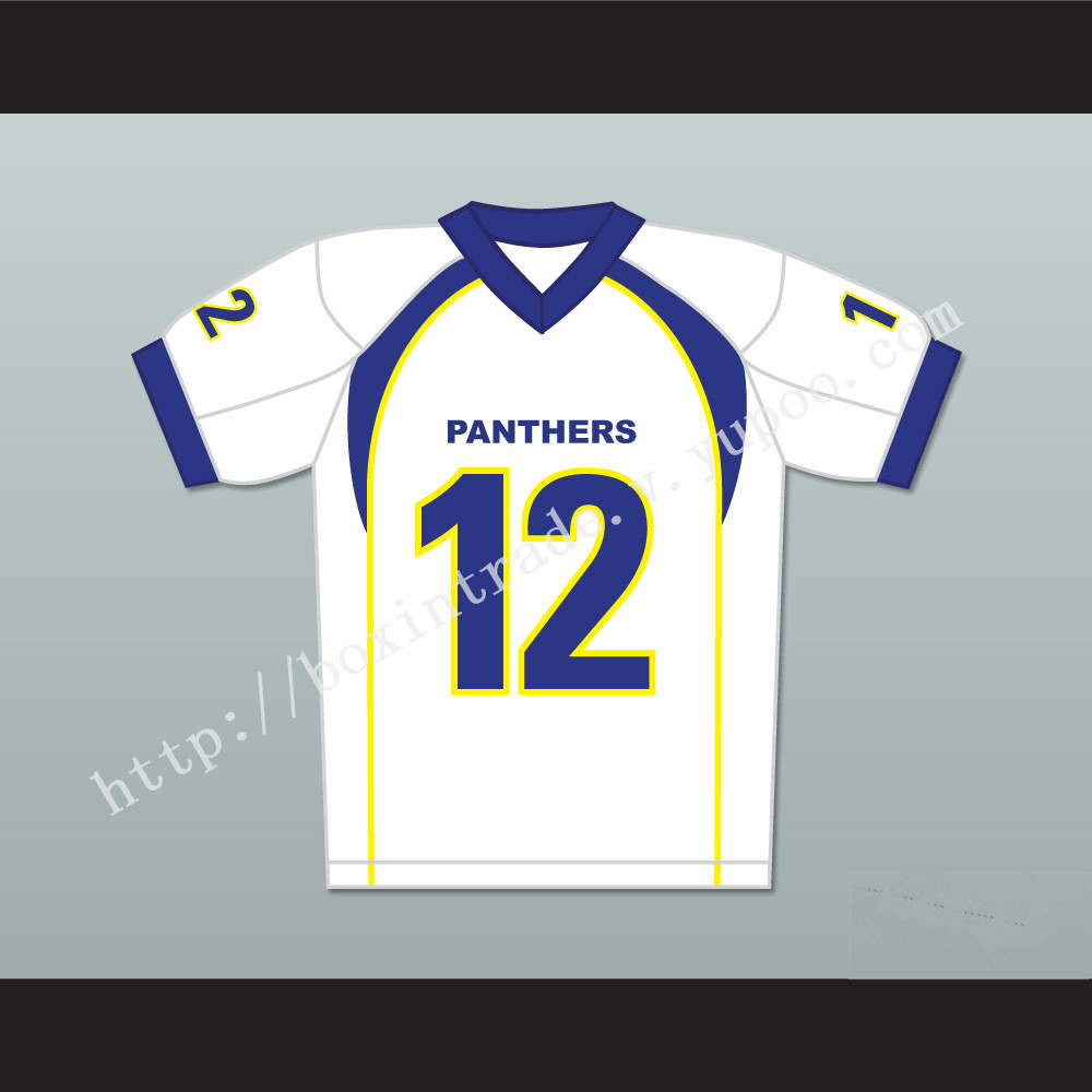 J.D. McCoy 12 Dillon Panthers Football Jersey Friday Night Lights White